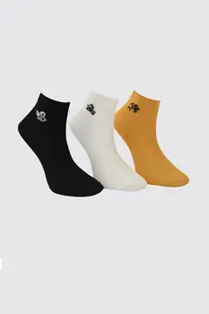 

Trendyol 3'lü Package Embroidered Knit Socks TWOAW21CO0037