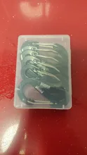 Booms Fishing CC1-ganchos de mosquetón pequeños de acero, accesorios de pesca multiherramienta para acampar al aire libre, 6 uds.