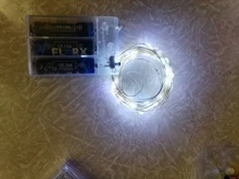 Light-String Garland Copper-Wire-Lights Battery-Power Festoon Fairy LED Christmas Feimefeiyou