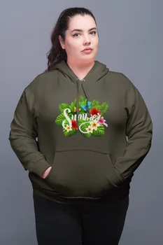 

Angemiel Wear Summers Green Women 'S Hooded Sweatshirt