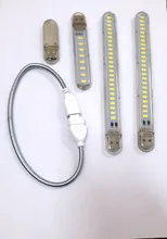 Book-Light Notebook Power-Bank Laptop PC Usb Led 8leds Reading Mini Ultra-Bright Portable