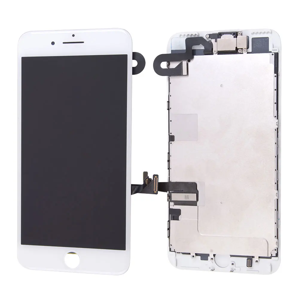 Для iPhone8 8Plus с фронтальной камерой, ЖК-дисплей, сенсорный экран, дигитайзер, полная сборка, запасные части - Цвет: For 8Plus White