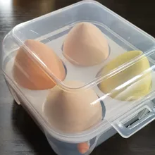 esponja maquillaje, XISHOW-esponja para maquillaje, licuadora de belleza, base de maquillaje en polvo, colorete, accesorios de maquillaje, herramienta, huevo de belleza, 1/4 Uds.