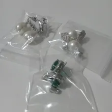 Pendientes clásicos de circonia cúbica para mujer, aretes redondos de cristal, color verde, Multicolor, AE176