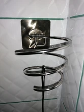 Organizer Rack Stand-Bracket Straighteners Hair-Dryer-Holder Salon Styling-Storage Stainless-Steel