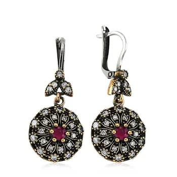 

Teleplus Silver Red Authentic Womens Earrings