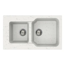 Мойка для кухни Omoikiri Maru 86-2-EV Tetogranit(Эверест)(Встраиваемая, устойчива к царапинам, перелив