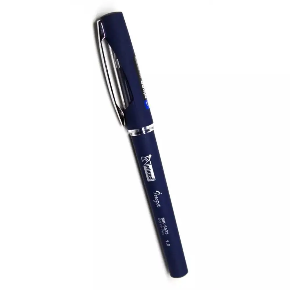 SERESSTORE Mikro Mk-8523 imza kalemi mavi-mükemmel ve yumuşak yazı-rahat,  ergonomik bir tutuş kalemleri-not defteri seti - AliExpress