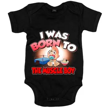 

Baby Body I was born to the muscle boy spoof Baby Musculman