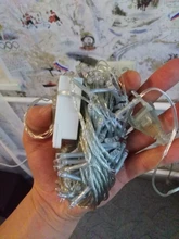 Lamps Led-String-Light Festoon Christmas-Decoration Outdoor Garland Holiday Party Waterproof