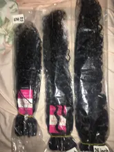 Encaje Frontal transparente con mechones, extensiones con ondas al agua, mechones con Frontal Miss Cara 100%, cabello humano Remy