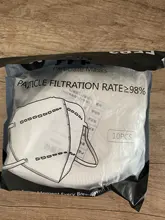 Mascarillas ffp2 de 6 capas, máscara respiradora de protección, fpp2, KN95, 98% de filtro, color negro y gris