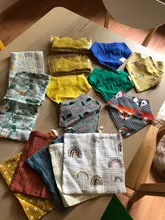 5 uds. De muselina cuadrada de algodón, toalla de lactancia para bebé, 4 capas, lavado de agua, pañuelo para recién nacido, paño de cocina absorbente