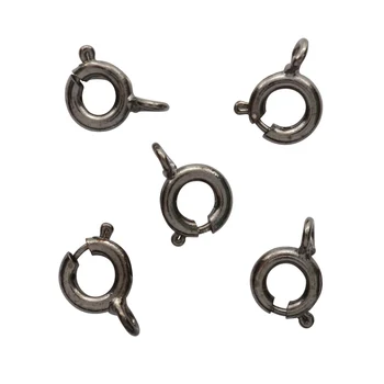 

4ar239 lock for beads ring 6mm, 5 pcs/pack, Astra (black nickel)