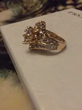 Clásico de lujo blanco Oval anillo de oro CZ propuesta de matrimonio de las mujeres bien regalo de la joyería de moda de fiesta de novia anillo de compromiso