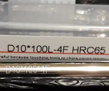Fresadora de carburo de aleación de tungsteno, herramientas de corte CNC, 4 flautas HRC65