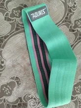 AOLIKES-banda para la cadera, banda de resistencia para Yoga, Fitness, ejercicio, piernas, bucle para entrenamiento de sentadillas circulares, antideslizante, 1 ud.