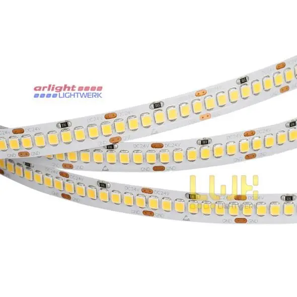 Светодиодная лента RT 2-5000 24V Day4000 10mm (2835, 252 LED/m, LUX) 5 м Arlight 022651(1) Светодиодная лента RT 2-5000 24V Day4000 10mm (2835, 252 LED/m, LUX) 5 м Arlight 022651(1)