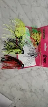 Señuelos de Pesca con plantilla, 5 uds., cebo Artificial para Pesca, falda, plantillas de Pesca de goma, cabeza de Pesca, Buzz Swim Bass Jig 7g /10g/14g 1/4oz 3/8oz 1/2oz