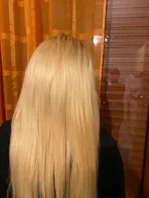 Monstar-mechones de pelo humano Remy liso peruano