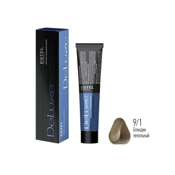 

Dye-care for hair Estel de luxe 9/1 blond ash 60 ml