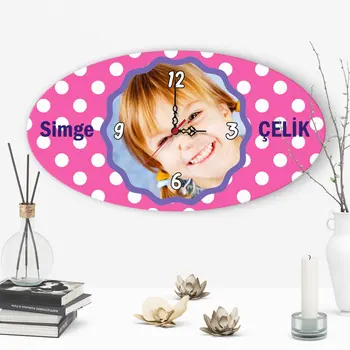 

Personalized Decorative Children Wall Clock-(K-97)