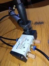 4H210-08 5/2 forma operada por palanca Manual de Control neumático válvula Manual w silenciador y ajuste rápido, seleccione