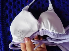 GNIM-Bikini brasileño de dos piezas para mujer, de dos piezas con espalda descubierta traje de baño, estilo triangular, ropa de playa, 2020