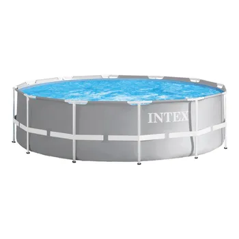 

Removable round swimming pool INTEX range Prisma Frame 366x99 cm with Debugger