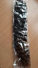 Anjo Plus RYLAI-extensiones de pelo rizado mechones, pelo sintético, 300g, para cabeza completa, 26-30 pulgadas, negro, marrón, degradado