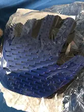 Goma de moda-cepillo para baño de Mascota, guante de silicona de Protección Ambiental para masaje de mascotas, guante de aseo para mascotas, suministros para mascotas gatos