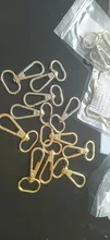 Gatillo giratorio de Metal, cierre de langosta, gancho a presión, llavero con anilla, cordón artesanal para bolsa de mochila al aire libre, accesorios, 5 uds.