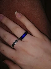 Cambiando de Color anillos humor emoción sentimiento temperatura anillos para los hombres y las mujeres parejas anillos tono joyería fina TT @ 88