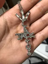 Collar con colgante en forma de Cactus para hombre y mujer, colgante de circonia cúbica, joyas de cuello