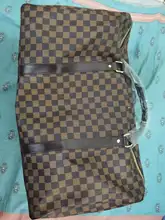 Bolso de viaje impermeable para hombre y mujer, bandolera de cuero, grande, para negocios