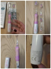 Seago-cepillo de dientes eléctrico para niños, boquillas de repuesto con recordatorio inteligente, luz LED, suministro de batería, Sónico, 3 años +