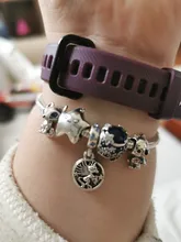 Nuevo 925 Plata niño niña de copo de nieve cazador de sueños de plumas oso zorro estrella del cielo cuentas Original pulsera de abalorios Pandora para manualidades joyería