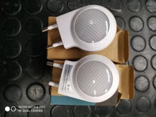 Light-Sensor Control-Light Wall-Lamp LED Eu/Us-Plug Kids Bedroom Baby Mini Built-In 