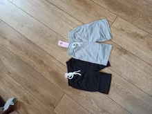 Pantalones cortos de algodón para niños y niñas, pantalones cortos lisos con cintura elástica, deportivos, a la moda, ropa de playa