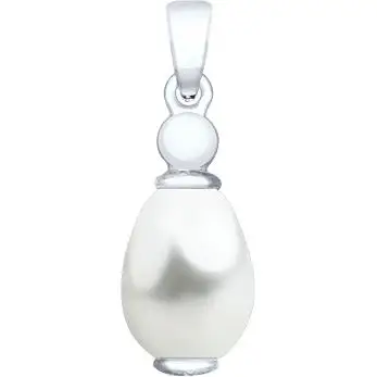 

Sokolov pendant with 1 Pearl in silver