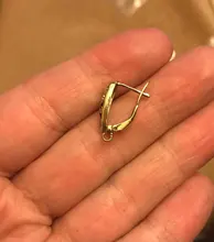Color de oro/plata pendiente ganchos encontrar accesorios de costura pendiente para mujer hecho a mano de joyería suministrar