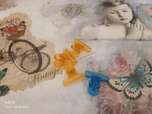 C Curve-Pinzas para pinceles de uñas, soporte de papel de extensión de uñas acrílicas de plástico multifunción