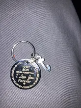 A mi hijo hija te amo para siempre regalo inspirador llavero mejor Idea de regalo para la hija de cosas regalos