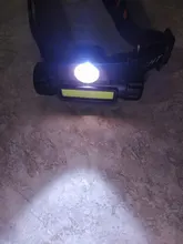 Mini Flashlight Led-Headlamp Powerful Outdoor 18650 Battery Camping COB Portable Q5 Built-In