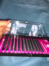 Extensión de pestaña de visón rizado C/D, Material fino y suave, látigo Individual de volumen, pestañas postizas Premium, 0,05-0,25mm, 1 ud.