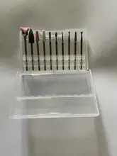 10 unids/caja de taladro clavo poco Rotery de fresado para manicura pedicura archivos cutícula Burr herramientas de uñas Accesorios