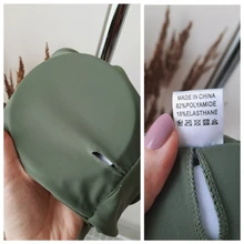 Bikini Push Up de leopardo para mujer, bañador Sexy de un hombro, traje de baño de cintura alta, conjunto de Bikini 2021