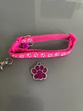 Tag-Pendant-Collar Name-Plate-Accessories Cats Custom Kitten Round Pink Engraved Cat-Id-Tag