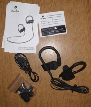 Bluetooth Earphones Headsets Punnkfunnk Waterproof Sport Wireless Ipx4 Bass-Stereo W/mic