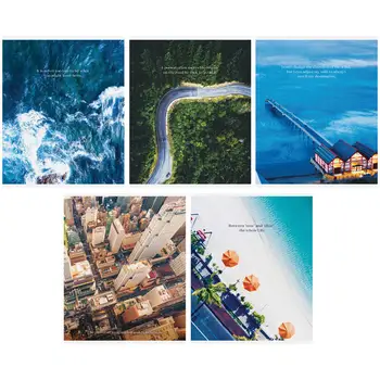 

Notebook on the clip Greenwich line "nature. View from above ", Matt lamination, 70g/m2